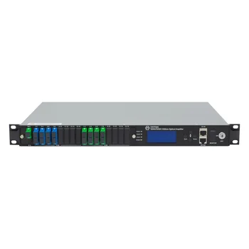 Оптический усилитель VERMAX для сетей КТВ, 1 вход, 8*21dBm выход, CWDM 1310/1490/1550, RT1, 1U